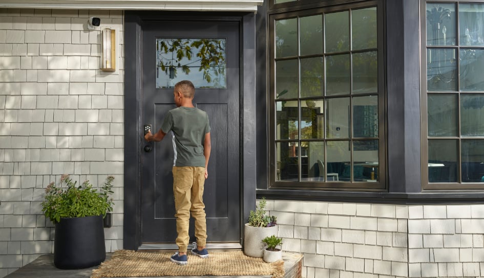 Vivint Smart Lock on home in Lancaster