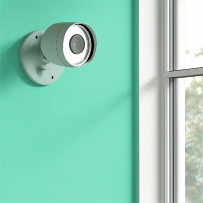 Lancaster vivint camera facing a window